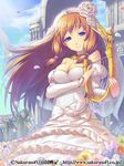  cleavage dress piro_(artist) tagme wedding_dress 