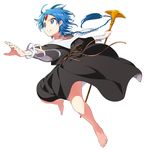  aladdin_(magi) bad_id bad_pixiv_id barefoot blue_eyes blue_hair braid dalc_rose full_body jewelry long_hair magi_the_labyrinth_of_magic single_braid staff 