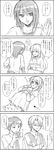  2girls asahina_mikuru bespectacled comic glasses greyscale koizumi_itsuki kyon monochrome multiple_boys multiple_girls pregnant suzumiya_haruhi suzumiya_haruhi_no_yuuutsu tokiomi_tsubasa translated 