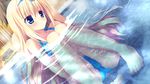  aino_thea_couvreur bath blonde_hair long_hair lovely_quest sakura_hanpen swimsuit 