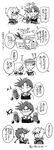  3boys bola_(weapon) caesar_anthonio_zeppeli comic fourth_wall greyscale higashikata_jousuke_(jojolion) hirose_yasuho jojo_no_kimyou_na_bouken jojolion joseph_joestar_(young) monochrome multiple_boys pun suzsuz translated 