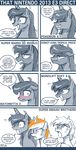  belle_eve_(mlp) comic derpy_hooves_(mlp) equine female feral friendship_is_magic horn horse humor john_joseco mammal my_little_pony pegasus pony princess_luna_(mlp) unicorn video_games winged_unicorn wings 