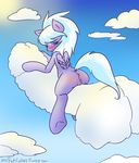  anus blue_eyes blush cloud cloud_chaser_(mlp) clouds equine female feral friendship_is_magic hair horse looking_at_viewer looking_back mammal mrfatcakes my_little_pony pegasus penis_cloud pony pussy solo two_tone_hair wings 