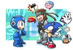  armor blue_eyes brown_hair donkey_kong furry gloves green_eyes hammer hat headband helmet kirby kirby_(series) mario mario_(series) master_hand metal_gear_(series) metal_gear_solid multiple_boys rariatto_(ganguri) rockman rockman_(character) solid_snake sonic sonic_the_hedgehog super_mario_bros. super_smash_bros. 