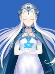  bad_id bad_pixiv_id blue_background closed_eyes eriance fantastic_children flat_chest long_hair simple_background solo tina_(fantastic_children) 