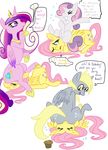  blue_eyes blush butt colored cub cunnilingus cutie_mark derpy_hooves_(mlp) dialog edit elslowmo english_text equine eyes_closed facesitting female feral fluttershy_(mlp) food friendship_is_magic hair horn horse lesbian long_hair lying mammal muffin multi-colored_hair my_little_pony on_back open_mouth oral oral_sex pegasus pink_hair plain_background pony princess_cadance_(mlp) purple_eyes purple_hair purplekecleon sex sweetie_belle_(mlp) text tiara unicorn vaginal white_background winged_unicorn wings yellow_eyes young 