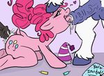  &lt;3 animal_genitalia balls blue_eyes cum cum_in_pussy cum_inside cutie_mark duo english_text equine fellatio female feral friendship_is_magic fur group hair hat horse horsecock inkyblot male mammal my_little_pony oral oral_sex party_hat penetration penis pink_fur pink_hair pinkie_pie_(mlp) pony raised_tail sex shining_armor_(mlp) straight text vein veiny_penis white_fur 