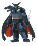  90s black_getter blade blades cape go_nagai ishikawa_ken mecha nagai_gou oldschool robot shin_getter_robo spikes torn_clothes 