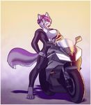  anthro avoid_posting bike breasts canine clothing female jess_(teckly) looking_at_viewer motorcycle nazuu-m0nster solo vehicle 
