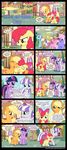  amber_eyes apple_bloom_(mlp) applejack_(mlp) berry_pinch_(mlp) blonde_hair blue_eyes bow comic cowboy_hat cutie_mark derp_eyes derpy_hooves_(mlp) dialog dinky_hooves_(mlp) english_text equine female feral flying freckles friendship_is_magic green_eyes hair hat horn horse mammal mlp-silver-quill my_little_pony pegasus pony purple_eyes red_hair star_sparkle_(mlp) text twilight_sparkle_(mlp) twilight_velvet_(mlp) unicorn winged_unicorn wings yellow_eyes 