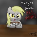  blonde_hair derpy_hooves_(mlp) equine eyes female friendship_is_magic fur grey_fur hair horse mammal my_little_pony pony solo yellow_eyes zangemite 