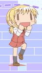  animated animated_gif blonde_hair gif happy hidamari_sketch lowres miyako 