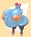 anthro belly big_belly big_breasts bored breasts female hi_res huge_belly huge_breasts humanoid hyper hyper_belly hyper_breasts mario_bros nastasia nintendo paper_mario softimp solo thick_thighs vore