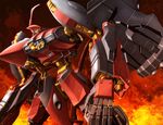  armored_core armored_core:_master_of_arena fire helmet machinery mecha nineball_seraph no_humans weapon zb 