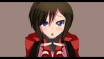  animated animated_gif annaliese_koell blue_eyes blush brown_hair fingers_together hairband missing_stars myuto_(advent_retribution) solo 