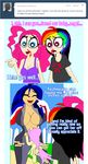  blue_eyes blue_hair breasts cleavage clothed clothing comic dickgirl drooling equine eyes fence feral finger fluttershy_(mlp) friendship_is_magic fur group hair horse human humanized intersex mammal multi-colored_hair my_little_pony nosebleed open_mouth outside pink_hair pinkie_pie_(mlp) pony purple_eyes rainbow_dash_(mlp) rainbow_hair saliva suggestive text tumblr two_tone_hair tyrranux yellow_fur 