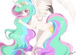  anthro crown cutie_mark equine friendship_is_magic horn horse jiayi my_little_pony pony princess princess_celestia_(mlp) royalty winged_unicorn wings 