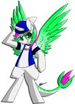  alpha_channel blue_hat blue_shirt clothing cutie_mark equine fc_porto feral fur green_eyes green_hair hair hat horn invalid_background male mammal my_little_pony original_character pink_hair plain_background rydah_hazard signature soccer_jersey solo transparent_background white_fur white_hat white_shirt winged_unicorn wings xxmentalincxx 