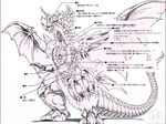  anatomy daikaiju destoroyah epic giant_monster godzilla_(series) kaiju kaijuu monster mutant toho_(film_company) 