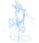  bird clothing feathers hindpaw hoodie invalid_tag kona male pants paws penis prehensile_feet sketch unknown_artist winged_arms 