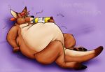  kangaroo male mammal marsupial nude obese overweight oz_kangaroo ozkangaroo ozkangaroo_(character) thick_tail 