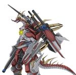  bad_pixiv_id claws dragon horns mecha mechanical monster no_humans original pixiv science_fiction solo voyager289 weapon 