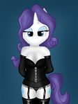  anthro anthrofied corset cutie_mark equine eyeshadow female friendship_is_magic horn horse illusiveelusive makeup mammal my_little_pony pony rarity_(mlp) solo unicorn 