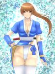  1girl breasts cleavage dead_or_alive kasumi kasumi_(doa) large_breasts ponytail solo tecmo 