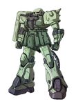  gundam_0083 kuramochi_kyouryuu mecha no_humans science_fiction simple_background sketch white_background zaku zaku_ii zaku_ii_f2 