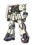  gundam_0083 kuramochi_kyouryuu mecha no_humans science_fiction simple_background sketch white_background zaku zaku_ii zaku_ii_f2 