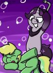  2018 clothing digital_media_(artwork) duo equine fan_character feral fur hair horse male mammal my_little_pony open_mouth pokefound pony simple_background 