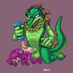  3_toes 5_fingers 5_toes :d all_fours amber_eyes anal anal_penetration anthro ass_up bald balls biceps big_muscles big_penis black_eyes blush butt chain chameleon chaotix claws cloaca coffeecup_(artist) crocodile cum cum_everywhere cum_in_ass cum_inside cum_on_back cum_on_balls cum_on_butt cum_on_face cum_on_floor cum_on_leg cum_on_penis cum_on_tail cum_string duo erection espio_the_chameleon gay grasp green_nose green_scales green_skin hand_on_head happy headgear headphones horn japanese jewelry kneeling lizard looking_down male messy muscles necklace nude one_eye_closed open_mouth orgasm paws pecs penetration penis pink_penis pink_skin plain_background purple_background purple_skin raised_arm reptile scales scalie sega sex shadow sharp_teeth shiny size_difference size_play skin smile sonic_(series) spread_legs spreading squint teeth toes tongue uncut vector_the_crocodile vein video_games white_eyes yellow_eyes yellow_skin 