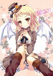  bad_id bad_pixiv_id blonde_hair braid collar hat mabinogi marisasu_(marisa0904) panties solo underwear wings yellow_eyes 