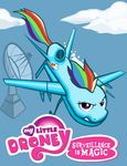  drone english_text flying friendship_is_magic mechanical missile my_little_pony parody radar rainbow_dash_(mlp) solo text unknown_artist 