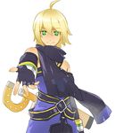  bad_id bad_pixiv_id blonde_hair deyezi emil_castagnier gloves green_eyes male_focus scarf sheath smile solo sword tales_of_(series) tales_of_symphonia tales_of_symphonia_knight_of_ratatosk weapon 