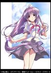  iriya_no_sora_ufo_no_natsu long_hair purple_hair red_eyes tagme uniform 