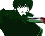  bad_id bad_pixiv_id blood darker_than_black green hei knife male_focus solo 