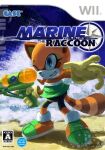  1girl animal_ears beach blue_eyes box_art fake_box_art furry furry_female marine_the_raccoon nekosoul one_eye_closed parody raccoon_ears raccoon_girl raccoon_hair_ornament raccoon_tail sand shadow_the_hedgehog_(game) shore smile solo sonic_(series) sonic_rush_adventure tail water water_gun waves 