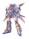  gundam japanese_armor mecha no_humans samurai sd_gundam sd_sengokuden simple_background solo sukekiyo56 sword weapon white_background zeta_plus 