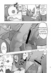  balls big_muscles blush clothing comic cum digimon dragon exveemon gay growlmon gumdramon hatake male monochrome muscles penis reptile scalie sex sweat translated wings 