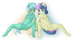  anonjg anthro anthrofied anus blush bonbon_(mlp) child cub duo equine eye_contact female friendship_is_magic horn human humanized lyra_(mlp) lyra_heartstrings_(mlp) mammal my_little_pony nipples nude open_mouth plain_background presenting pussy signature simple_background sitting white_background young 