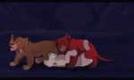  anal_penetration cub cum cum_in_ass cum_in_mouth cum_inside disney erection feline fellatio feral from_behind gay group group_sex lion lying male mammal nude on_back oral oral_sex orgasm penetration penis ronai sex small_penis the_lion_king threesome young 