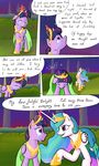 abrr2000 bushes clothing comic crown crying dialog dress duo english_text equine female feral friendship_is_magic horn horse mammal my_little_pony outside pegasus pony princess princess_celestia_(mlp) royalty stars text twilight_sparkle_(mlp) unicorn winged_unicorn wings 