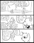  black_and_white book comic dialog dragon duo english_text equine eyes female feral friendship_is_magic hair horn horse inside library male mammal metal_(artist) monochrome my_little_pony pony spike_(mlp) text twilight_sparkle_(mlp) unicorn 