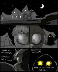  building comic dialog duo english_text equine eyes female feral friendship_is_magic glowing glowing_eyes hair horn horse mammal metal_(artist) moon my_little_pony outside pony scared text twilight_sparkle_(mlp) unicorn 