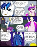 armor blue_eyes blue_hair building comic crown cutie_mark dialog english_text equine eyes female feral friendship_is_magic fur group hair horn horse invalid_color male mammal metal_(artist) multi-colored_hair my_little_pony night outside pink_eyes pony princess_cadance_(mlp) royal_guard_(mlp) royalty sad scratches shining_armor_(mlp) text two_tone_hair unicorn white_fur winged_unicorn wings 