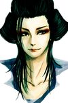  1boy black_hair eyeshadow izou_(one_piece) make-up makeup male male_focus one_piece pixiv_thumbnail red_eyeshadow solo 