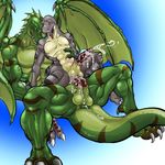  anal anal_penetration anus balls biceps big_muscles big_penis blue_eyes blue_skin blush body_markings brown_skin bulge butt claws cum cum_in_ass cum_inside cum_on_balls cum_on_butt cum_on_penis cum_string cum_while_penetrated cumshot dragon dripping erection fangs gay green_dragon green_skin grey_skin grin gripping hands-free holding leaking male markings messy muscles nude on_top open_mouth opius orgasm pecs penetration penis red_penis reptile reverse_cowgirl_position scales scalie sex sheath sitting size_difference smile spread_legs spreading straddling stripes teeth thick_penis toe_claws toned tongue tongue_out vein wings yellow_skin 