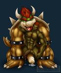  abs anthro armpits balls beige_penis beige_skin big big_balls big_muscles big_penis black_eyes body_hair bowser chest_hair claws crossover cum cum_on_floor cum_string dragon erection frottage ganondorf gay green_skin gums hair hairy_chest happy headingsouth horn human humanoid_penis king kneeling koopa lizard looking_down looking_up male mammal manly mario_bros muscles navel nintendo nipples nude one_eye_closed open_mouth orange_eyes orange_skin pecs penis pubes raised_arm red_hair red_skin reptile royalty scalie sharp_teeth shell short_hair size_difference skin smile spikes spread_legs spreading squint teeth the_legend_of_zelda turtle uncut unknown_artist video_games white_eyes wristband 