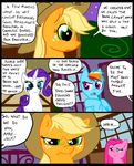  applejack_(mlp) blonde_hair blue_eyes blue_fur comic cowboy_hat dialog english_text equine eyes female feral freckles friendship_is_magic fur green_eyes group hair hat horn horse inside mammal metal_(artist) multi-colored_hair my_little_pony orange_fur pegasus pink_fur pink_hair pinkamena_(mlp) pinkie_pie_(mlp) pony purple_eyes rainbow_dash_(mlp) rainbow_hair rarity_(mlp) text unicorn white_fur wings 